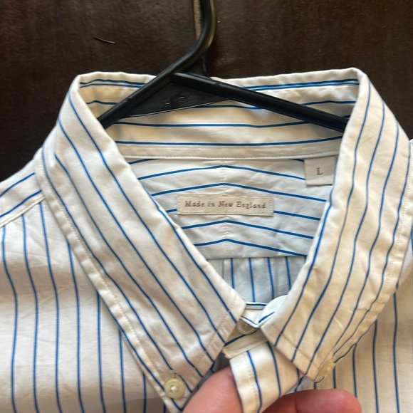 New England Shirt Company - Poplin button down - L - Made in USA - Picture 2 of 4